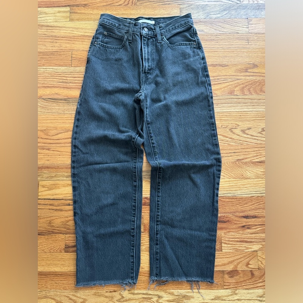 Levi's Charcoal Baggy Jeans